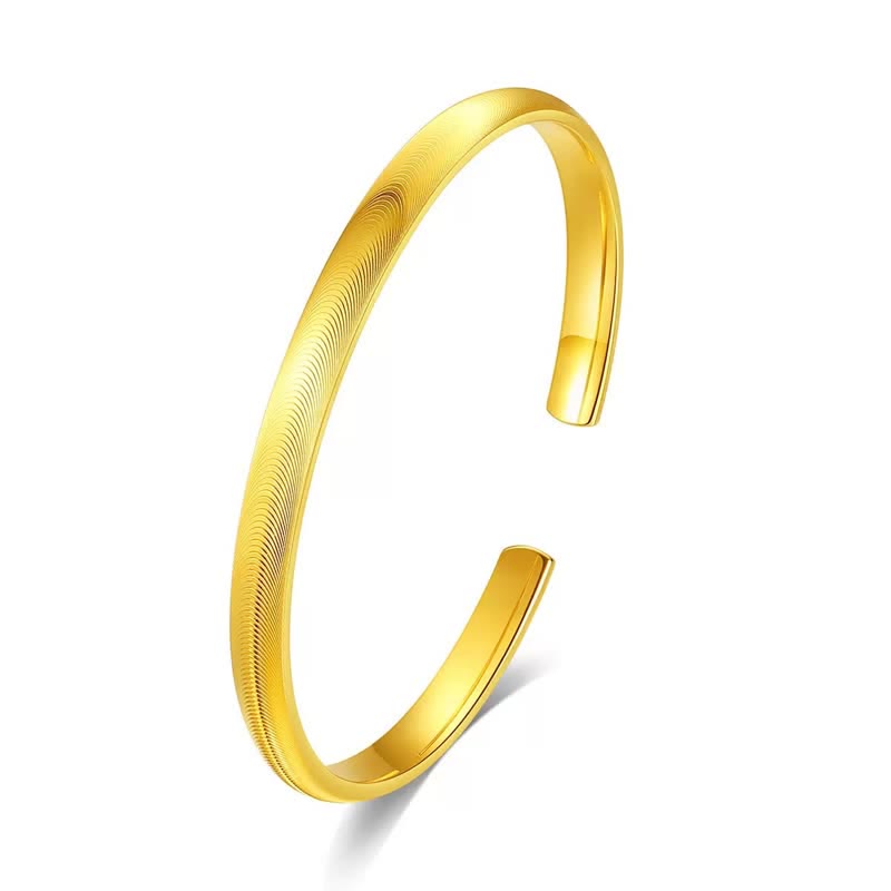 Minimalistisches, wellenförmiges, offenes Armband aus Silber - image 12