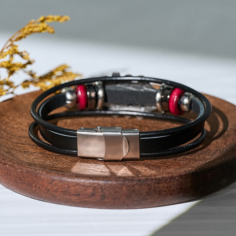 Armband aus Leder für E-Gitarrenkopf aus einer Legierung - image 15