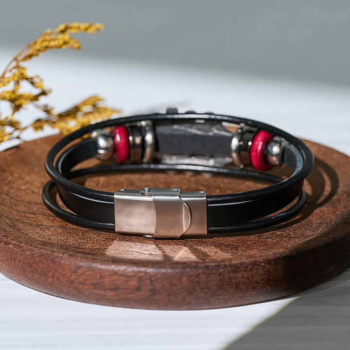Armband aus Leder für E-Gitarrenkopf aus einer Legierung - image 15