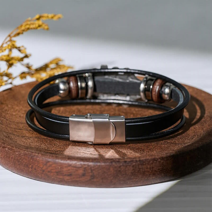 Armband aus Leder für E-Gitarrenkopf aus einer Legierung - image 5