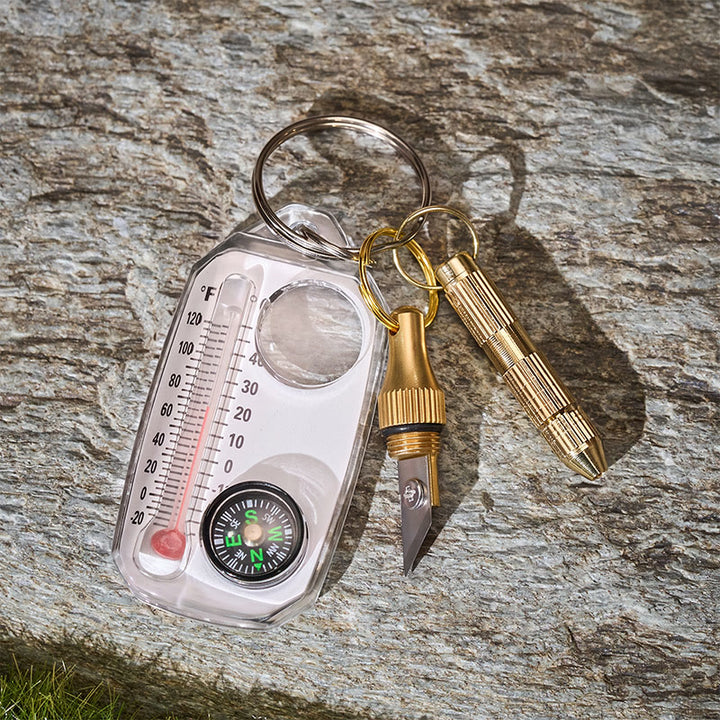 3-in-1 Tragbares Multifunktions-EDC-Taschenset mit Schlüsselanhänger - image 3