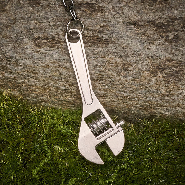 Multifunktionaler EDC-Karabiner mit Maßband, verstellbarem Schraubenschlüssel und Kompass als Schlüsselanhänger - image 8