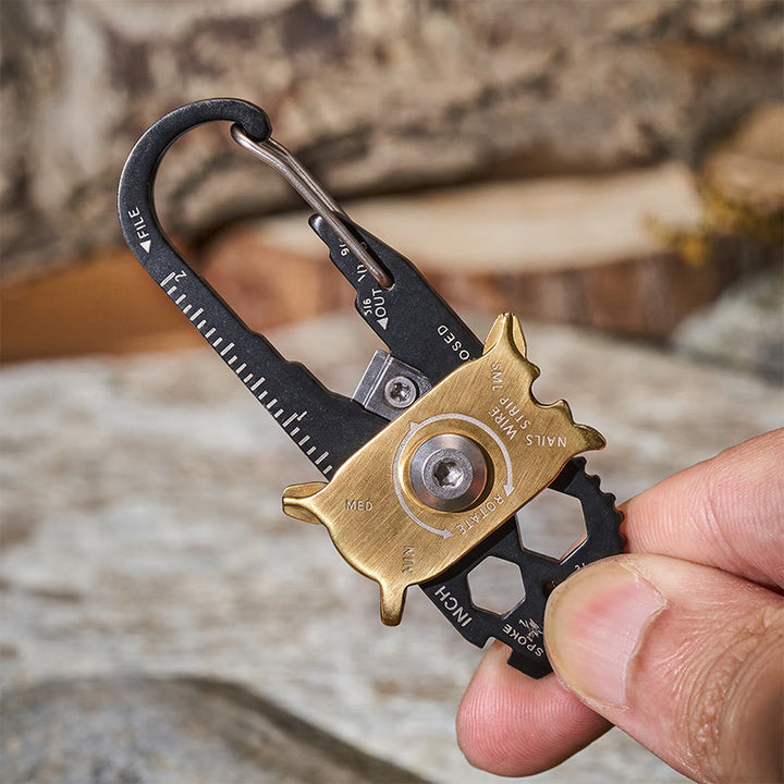 20-in-1 drehbarer EDC-Multitool-Schlüsselanhänger - image 5