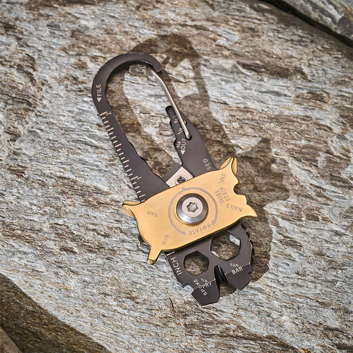 20-in-1 drehbarer EDC-Multitool-Schlüsselanhänger - image 3