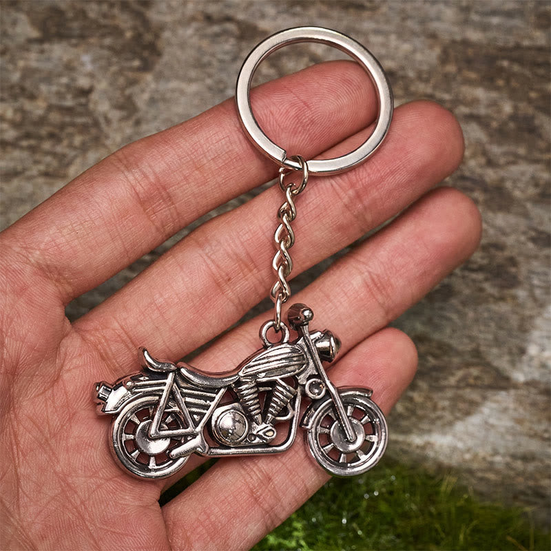 Mini-Messer-Schneidemesser & Motorrad-Anhänger-Schlüsselanhänger - image 3