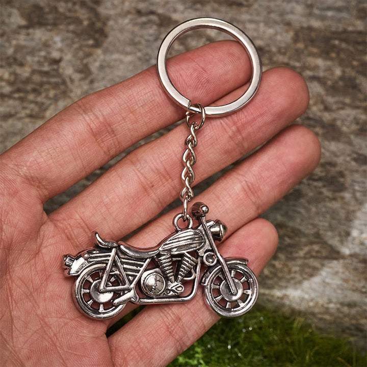 Mini-Messer-Schneidemesser & Motorrad-Anhänger-Schlüsselanhänger - image 3