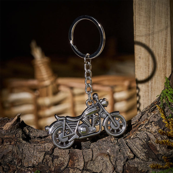Mini-Messer-Schneidemesser & Motorrad-Anhänger-Schlüsselanhänger - image 1