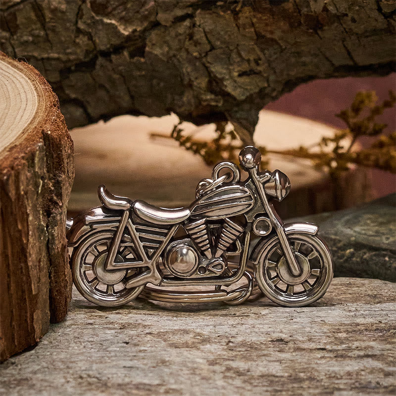 Mini-Messer-Schneidemesser & Motorrad-Anhänger-Schlüsselanhänger - image 2