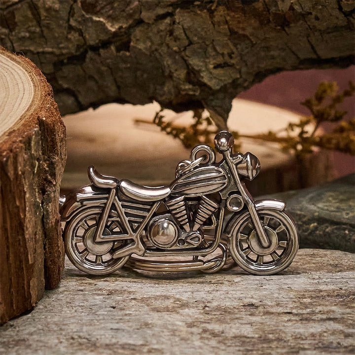 Mini-Messer-Schneidemesser & Motorrad-Anhänger-Schlüsselanhänger - image 2