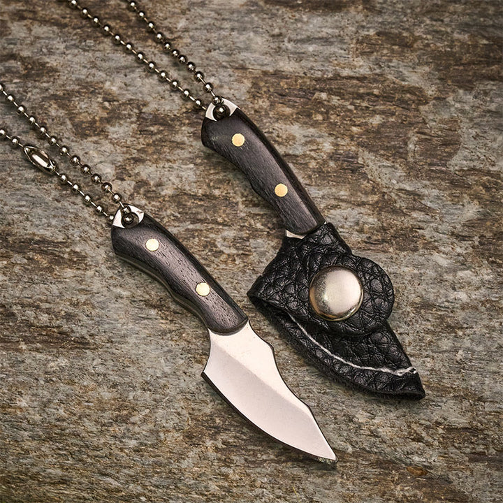 EDC-Schlüsselanhänger mit abnehmbarem Fischgrätenmotiv und Mini-Fischmesser - image 3