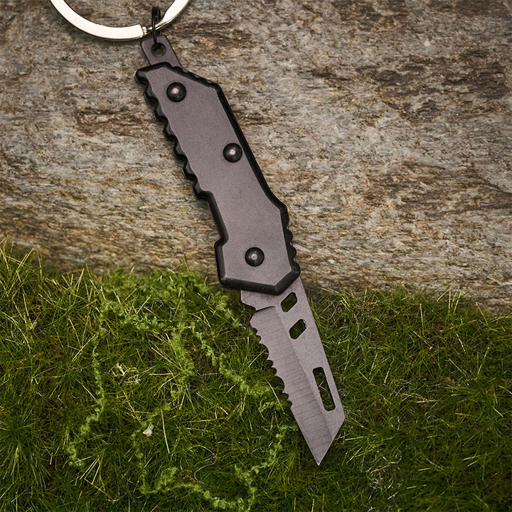 Fitness-Anhänger & Schlüsselanhänger mit kleinem Klappmesser - image 3