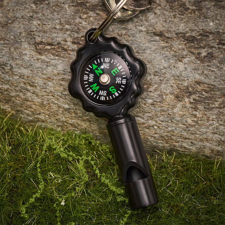EDC-Multitool mit Überlebenspfeife, Kompass und Schlüsselanhänger - image 3