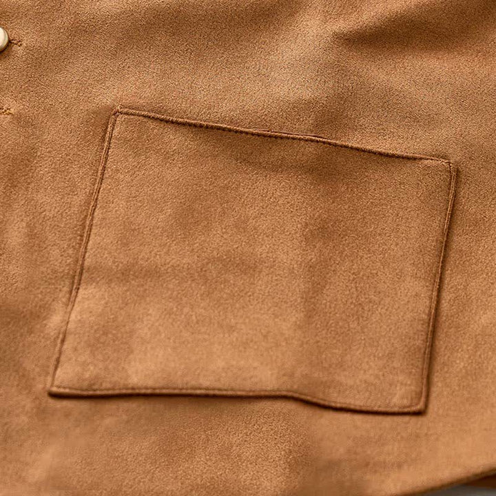 Traditionelle braune Cowboyweste im Westernstil für Herren - image 6