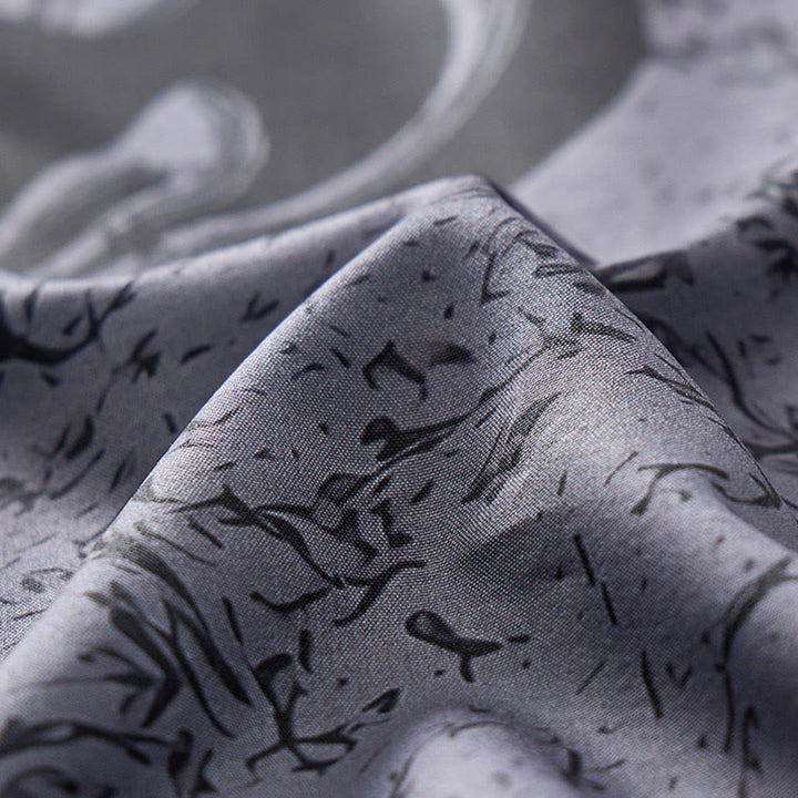 Gothic Herren-Streetwear-Sporthemd mit schwarzem Drachen-3D-Print - image 7