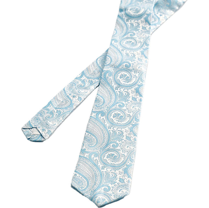 Herren-Weste mit Paisley-Jacquardmuster, 3-teiliges Anzugset - image 15