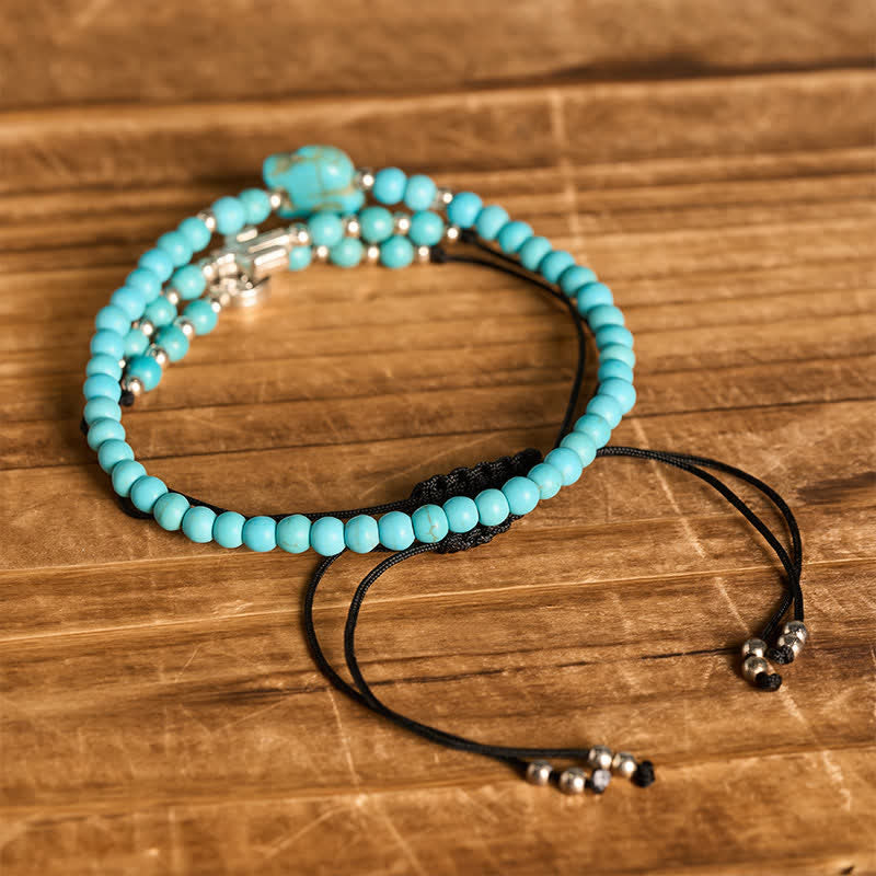 3-teiliges Armbandset mit westlichem Kaktus-Türkis für mehr Selbstvertrauen - image 3