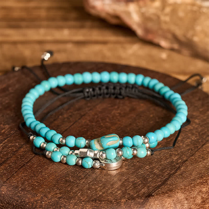 3-teiliges Armbandset mit westlichem Kaktus-Türkis für mehr Selbstvertrauen - image 2