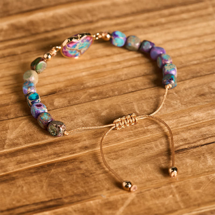Boho Soul Heart Armband aus natürlichem Kaiserstein - image 7