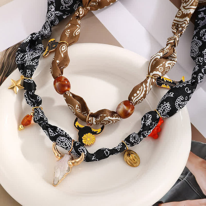 Boho Western Edition Cowboy Charms Schal-Halsketten-Kollektion - image 3