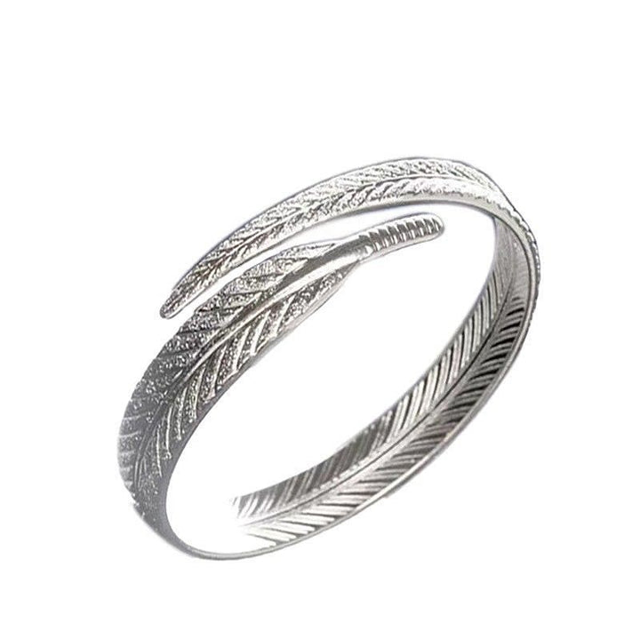 Vintage-Armreif mit Federverschluss, verstellbar, silberfarben, für Damen - image 11