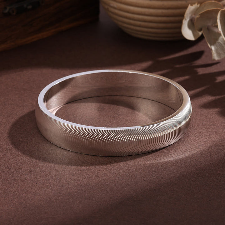 Breites, geschlossenes Katzenaugen-Armband, Vintage-Armband aus poliertem Material für Damen - image 3