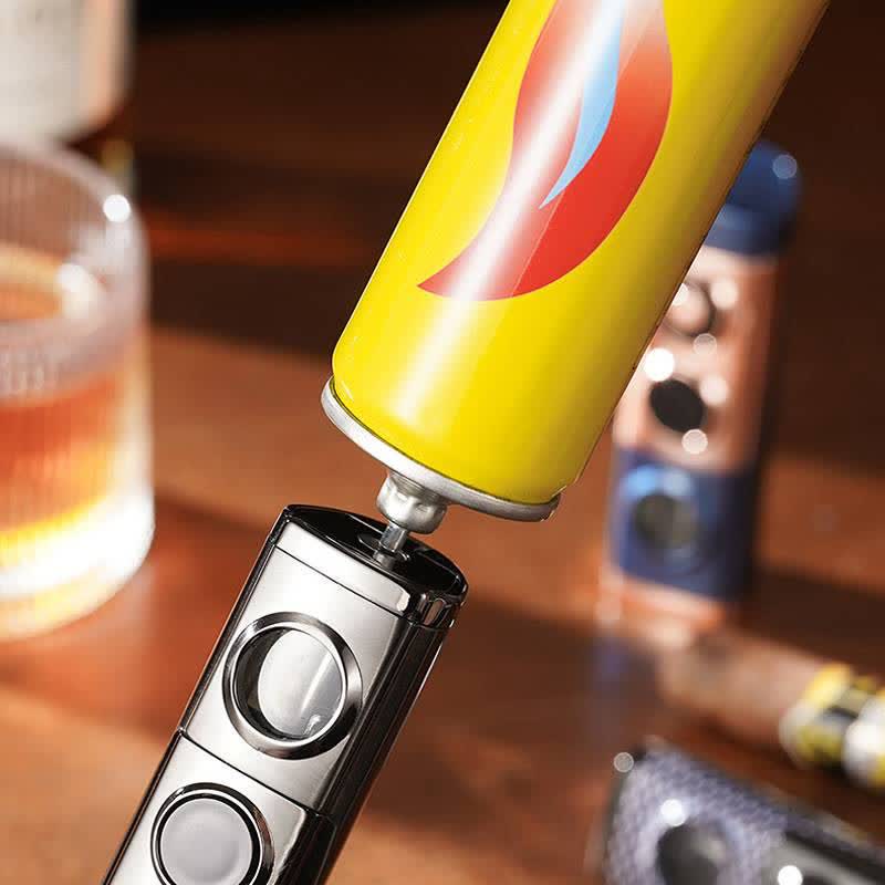 4-in-1 Smart Triple Flame Zigarrenfeuerzeug mit integrierter Zigarrenablage und Anstechhilfe - image 10