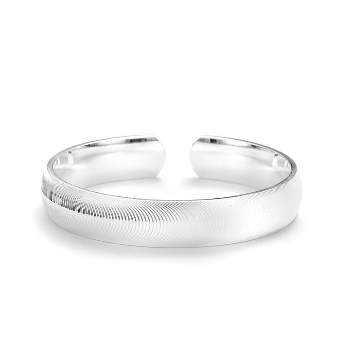 Verstellbares, offenes Armband mit Katzenaugenmuster, galvanisiert, für Damen - image 7