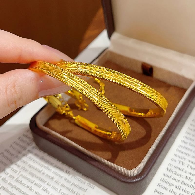Vintage offenes, verstellbares Armband mit Quaste in Form eines Münzkürbisses, Retro-Armband, galvanisiert, für Damen - image 8