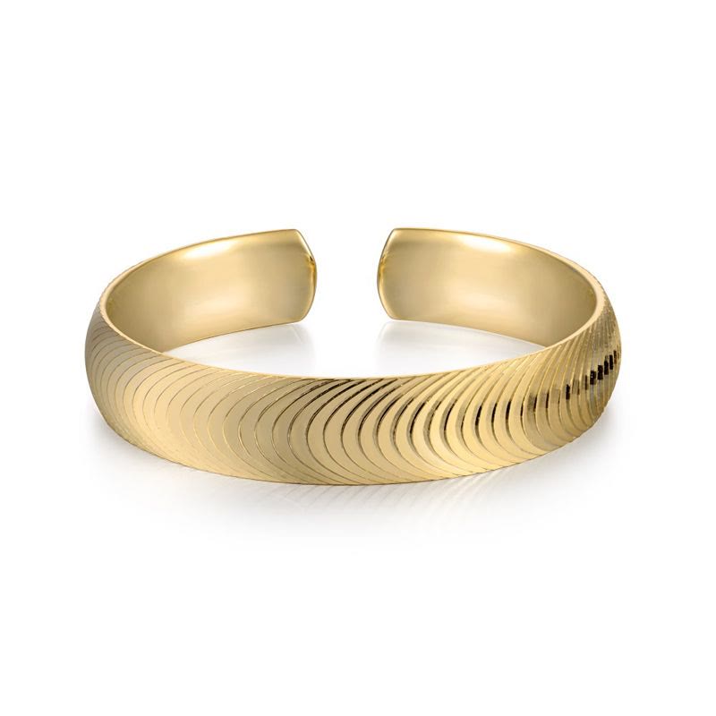 S925 Silber Katzenaugenring, offener, verstellbarer Ring für Damen - Gold - image 3