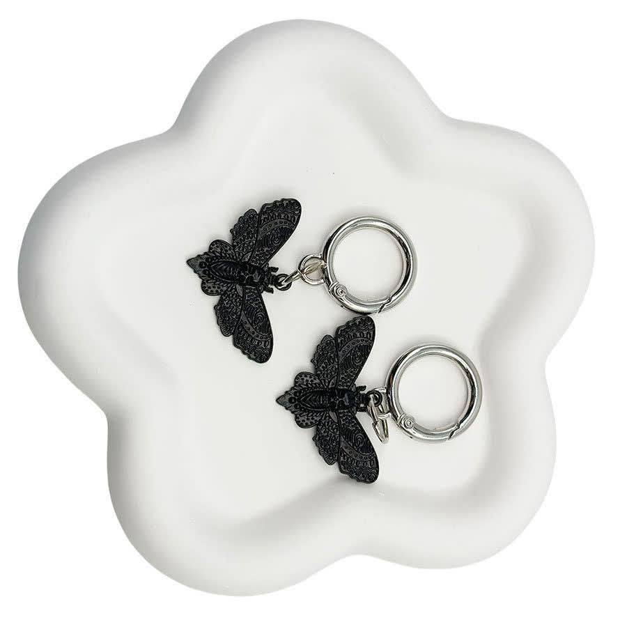 2-teiliges Set Taschen- und Stiefelaccessoires Totenmotte-Gothic-Stiefelanhänger - image 7