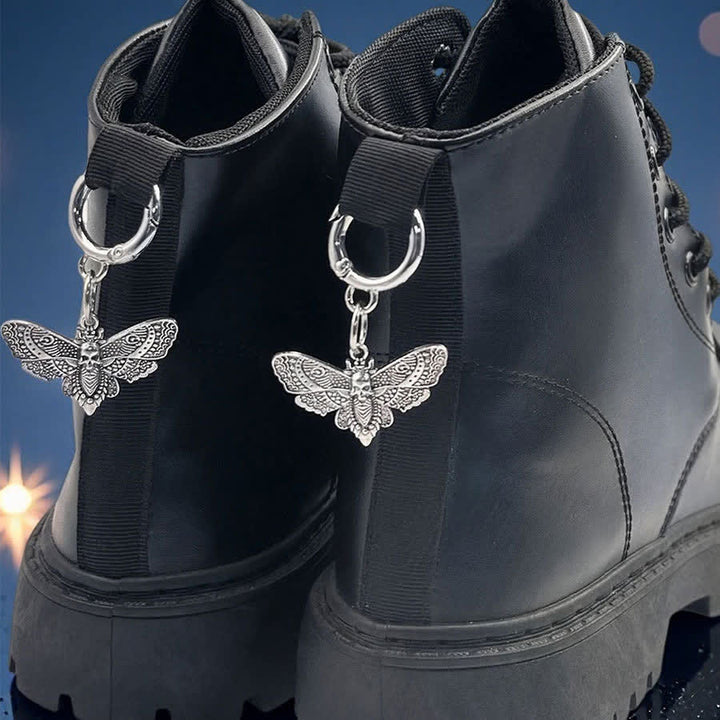2-teiliges Set Taschen- und Stiefelaccessoires Totenmotte-Gothic-Stiefelanhänger - image 9