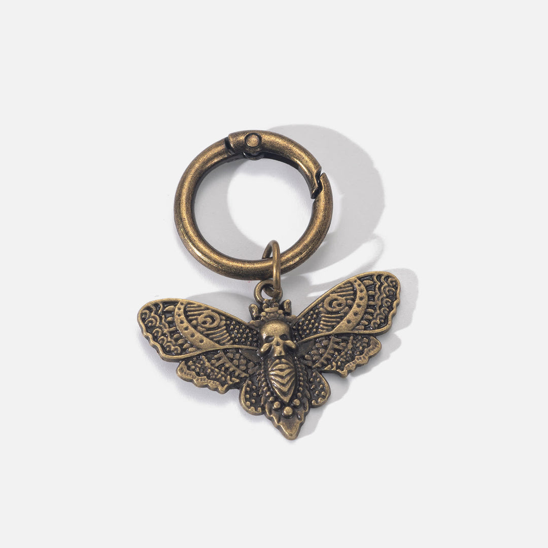 2-teiliges Set Taschen- und Stiefelaccessoires Totenmotte-Gothic-Stiefelanhänger - image 4