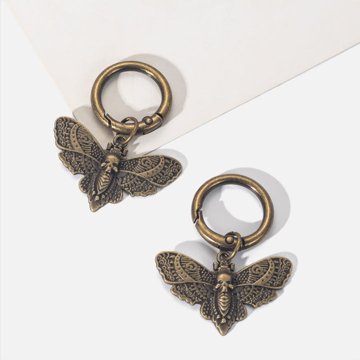 2-teiliges Set Taschen- und Stiefelaccessoires Totenmotte-Gothic-Stiefelanhänger - image 5