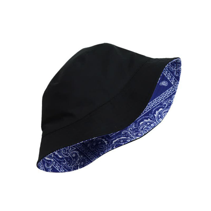 Unisex-Wende-Fischerhut mit Paisley-Muster - image 4