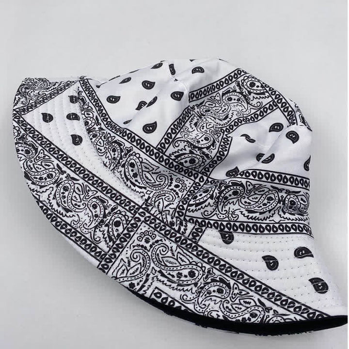 Unisex-Wende-Fischerhut mit Paisley-Muster - image 11