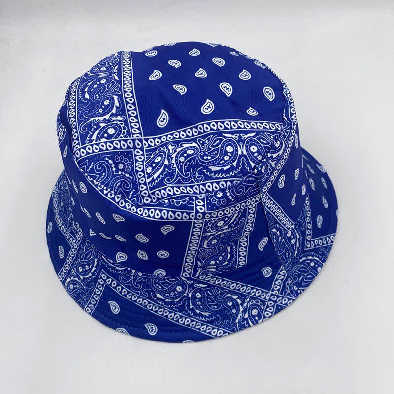 Unisex-Wende-Fischerhut mit Paisley-Muster - image 2
