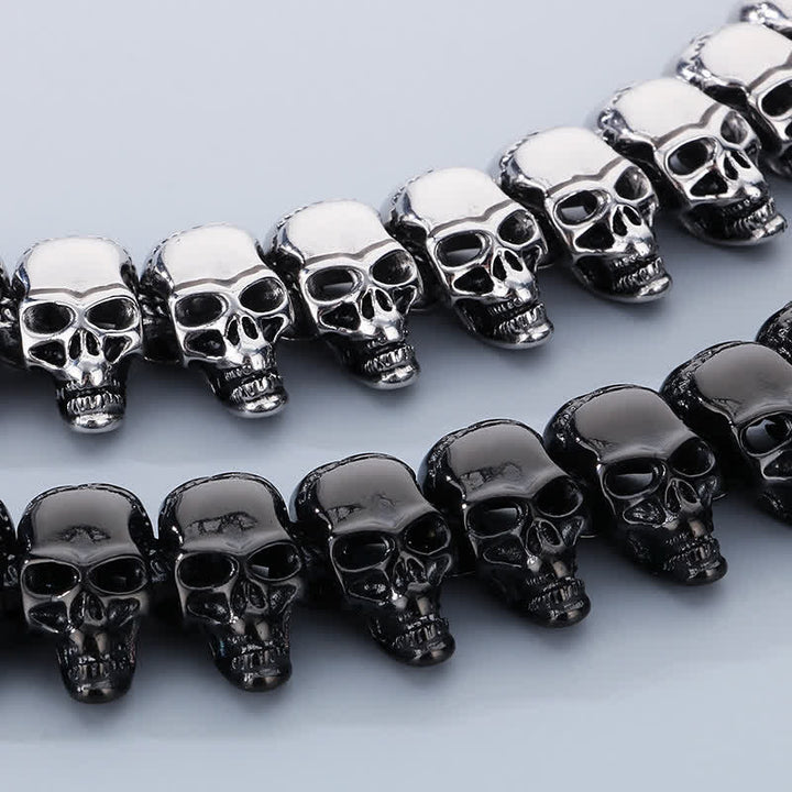 Hip-Hop-Armband mit Totenkopf-Motiv, Punk-Biker-Stil - image 6