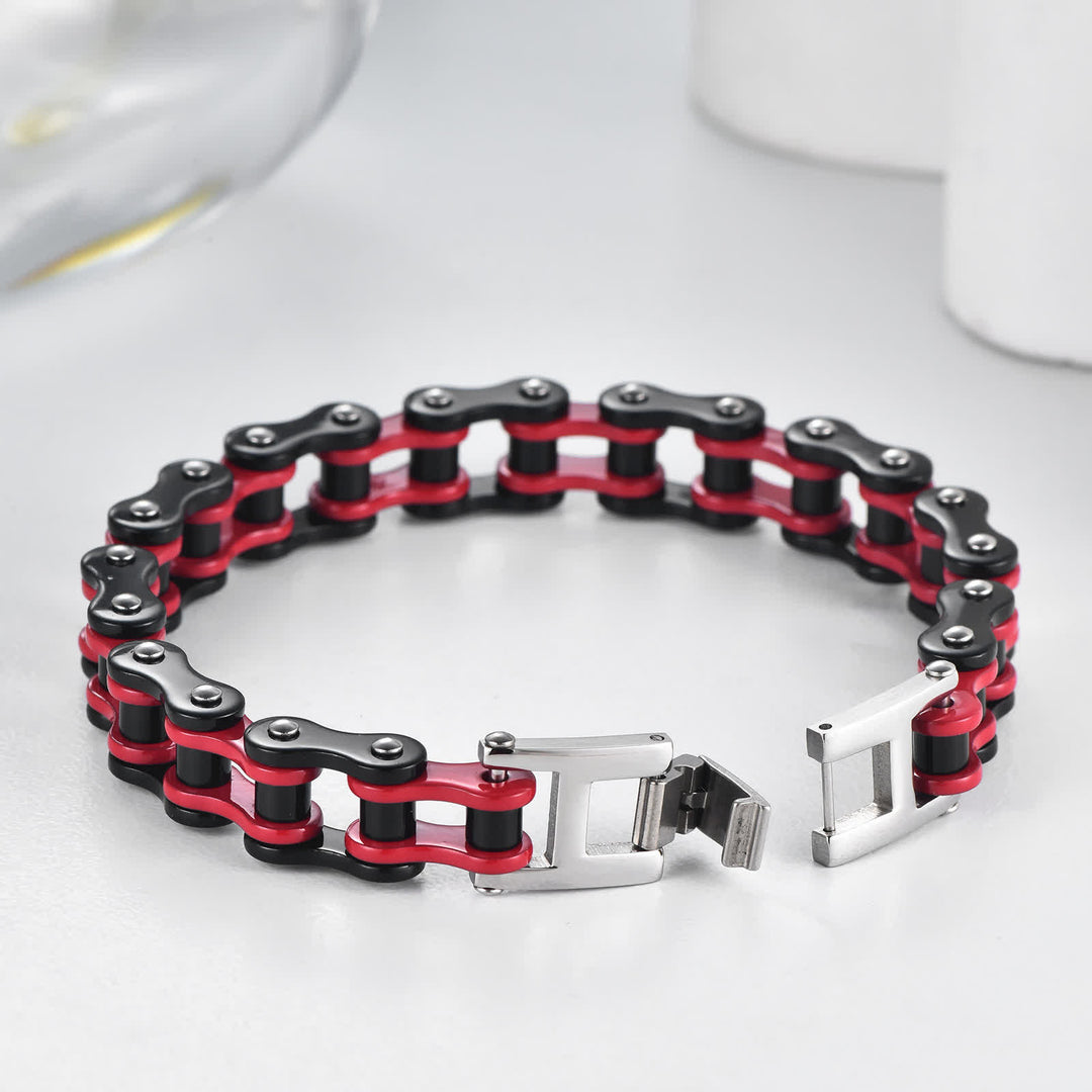 Stilvoll unterwegs: Furchtloses Motorrad-Fahrradkettenarmband - image 5