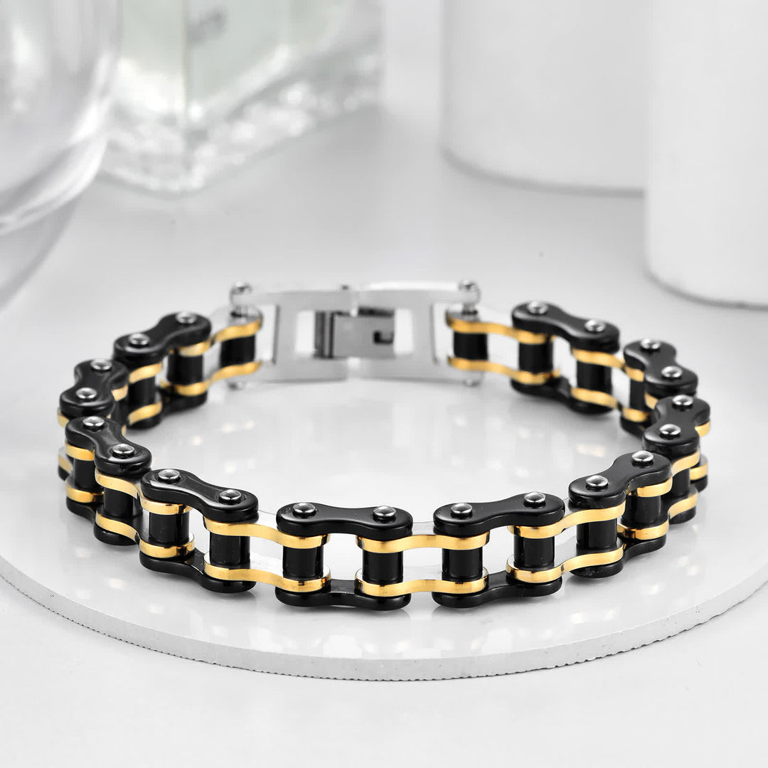 Stilvoll unterwegs: Furchtloses Motorrad-Fahrradkettenarmband - image 6
