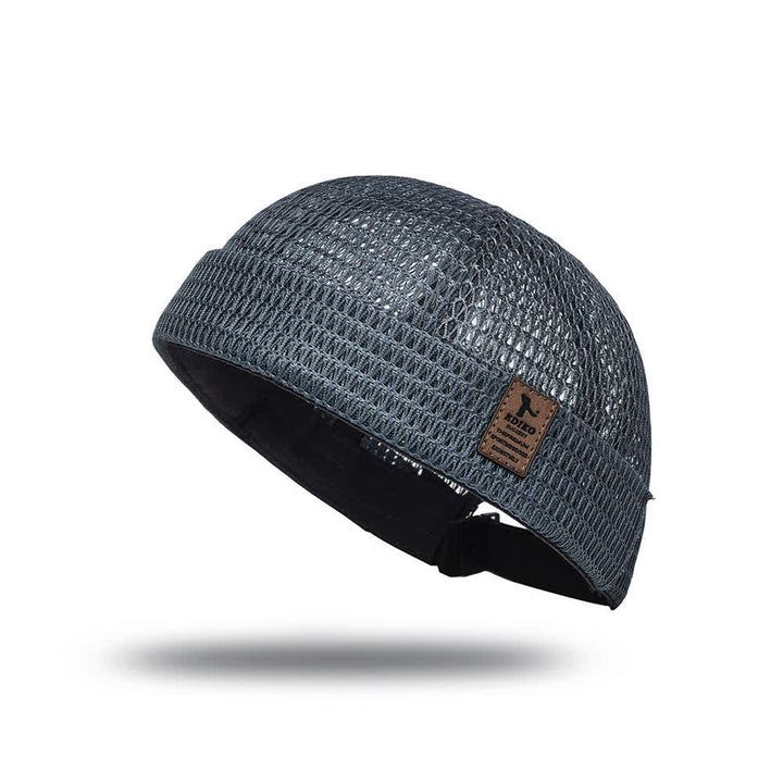 Streetwear-Sommermütze aus atmungsaktivem Mesh ohne Schirm - Dunkelgrau - Verstellbar (21 5/8"-23 5/8") - image 11