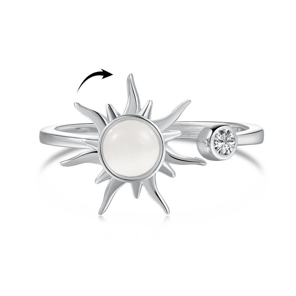 Drehbarer, himmlischer, verstellbarer Fidget-Ring zur Angstlinderung - Silber - Kupfer - image 7