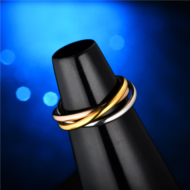 3-in-1 ineinandergreifender Anti-Angst-Rollring - image 4
