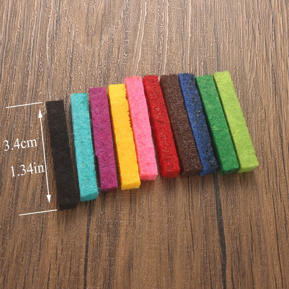 Parfüm-Diffusor-Halskette mit Filzkern und austauschbaren Farbeinsätzen - image 4