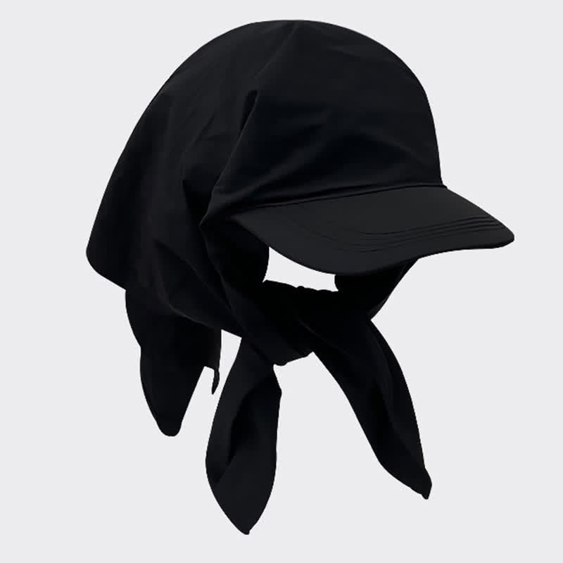 Stilvolle, lässige Unisex-Baseballkappe mit Bandana-Muster zum Binden - Schwarz - Anpassbar - image 1