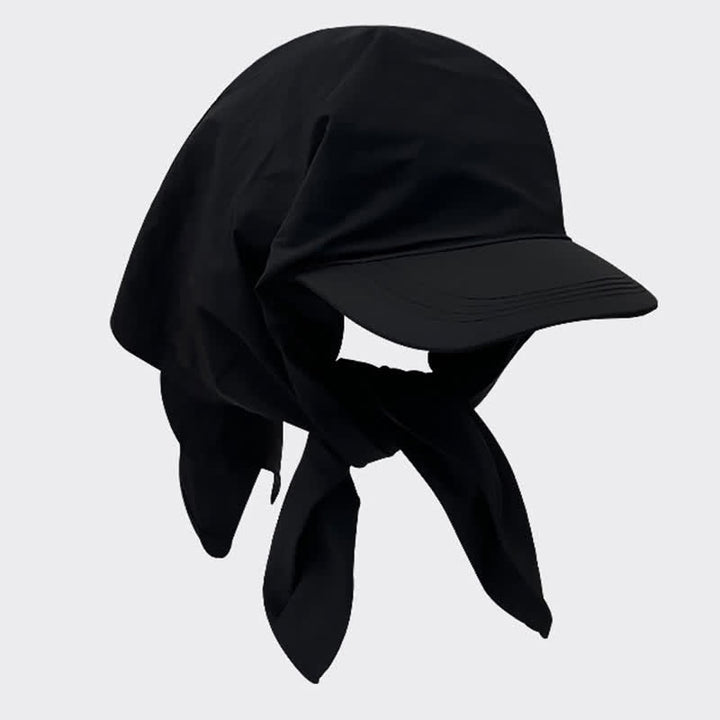 Stilvolle, lässige Unisex-Baseballkappe mit Bandana-Muster zum Binden - Schwarz - Anpassbar - image 1