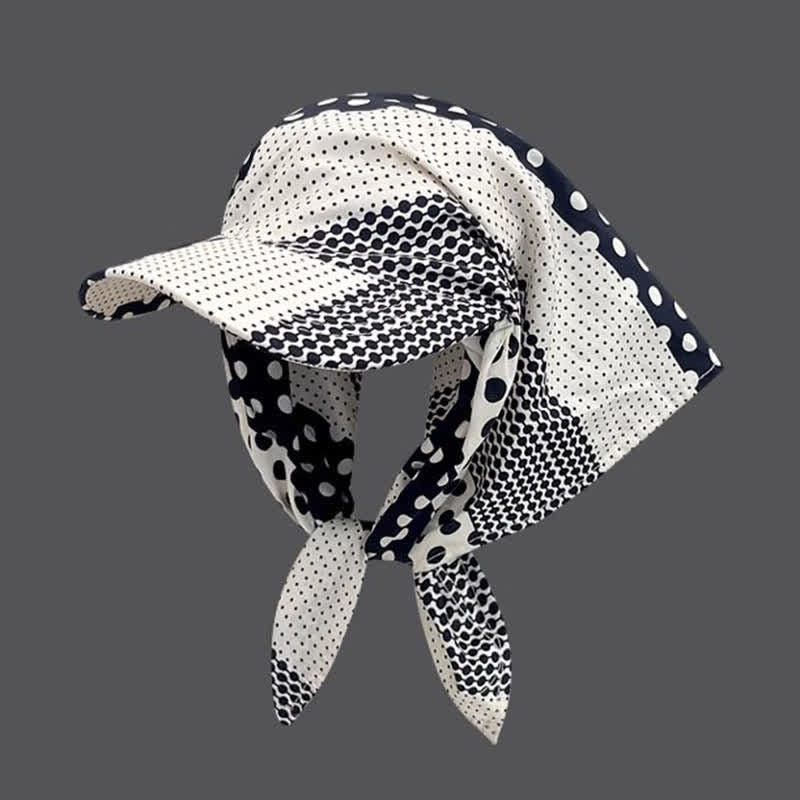 Stilvolle, lässige Unisex-Baseballkappe mit Bandana-Muster zum Binden - Schwarz-weiße Punkte - Anpassbar - image 24