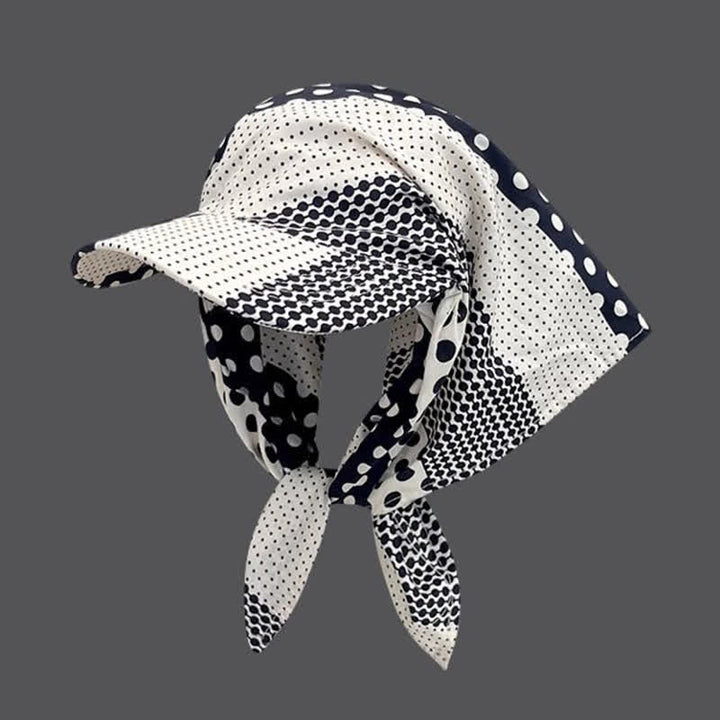 Stilvolle, lässige Unisex-Baseballkappe mit Bandana-Muster zum Binden - Schwarz-weiße Punkte - Anpassbar - image 24