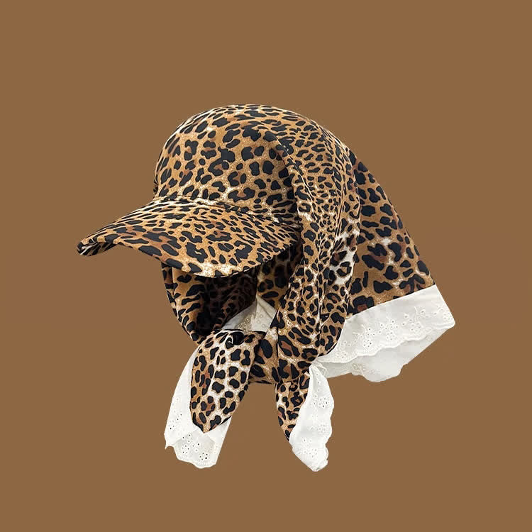 Stilvolle, lässige Unisex-Baseballkappe mit Bandana-Muster zum Binden - Leopard - Anpassbar - image 9
