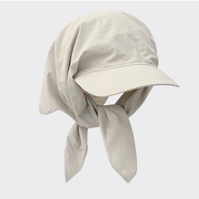 Stilvolle, lässige Unisex-Baseballkappe mit Bandana-Muster zum Binden - Elfenbein - Anpassbar - image 0