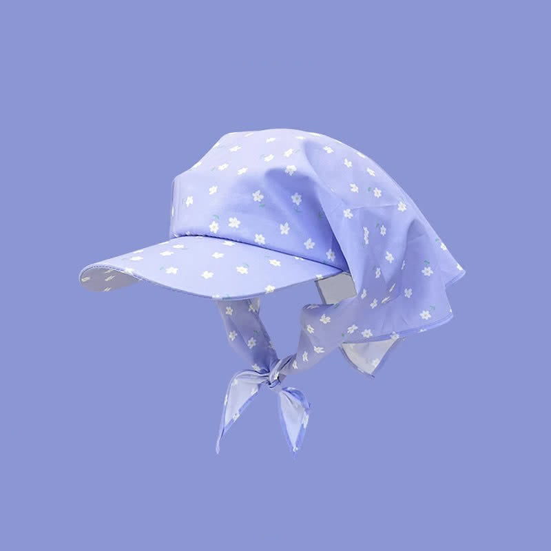 Stilvolle, lässige Unisex-Baseballkappe mit Bandana-Muster zum Binden - Lila Gänseblümchen - Anpassbar - image 23